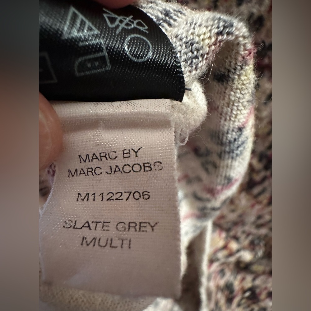 Marc Jacobs lightweight print cotton cardigan - size small - Picture 11 of 11